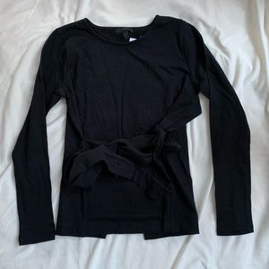 J CREW New Cotton Wrap Top